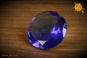 Diament Pryzmat 40mm niebieski - polepszenie Feng Shui miejsca