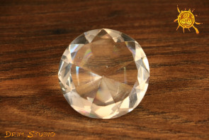 Diament Pryzmat 40mm bezbarwny - polepszenie Feng Shui miejsca