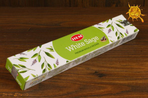 Kadzidełko White Sage Biała Szałwia pyłkowe HEM - oczyszcza, chroni, przyciąga dostatek