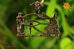 Oko Horusa wisior srebro - ochrona, mobilizacja do aktywności