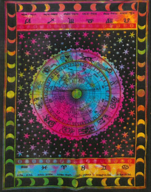 Bawełniana Tkanina znaki zodiaku 78x112 cm