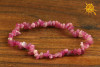 RUBELIT różowy turmalin bransoletka wąska - ochrona, miłość, harmonia