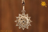 Gwiazda Arcygamy srebro charms 2 cm - pomyślność, zdrowie, enetgetyzator 