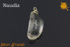 Kryształ Górski wygrawerowana runa Naudiz WISIOR - ochrona, pomysłowość, regeneracja