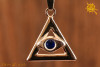 Oko Proroka wisior srebro - amulet przeciw złemu spojrzeniu