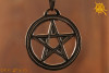 Pentagram wisior 3 cm srebro - zdrowie, ochrona przed złorzeczeniem czy zazdrością  