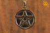 Pentagram pełny WISIOR srebro - tarcza ochronna przed najgroźniejszą magią
