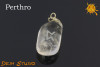 Kryształ Górski wygrawerowana runa Perthro WISIOR - realizacja marzeń, stabilność, kontakty towarzyskie