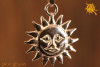 Słońce wisiorek srebro - symbol boskiej mocy, niszczy ciemność, szczęście w interesach 