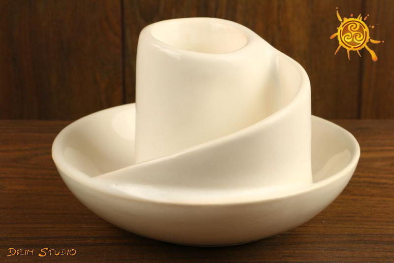 Podstawka ceramiczna żaroodporna do spalania białej szałwii