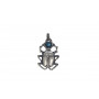 Skarabeusz z Turkusem WISIOR srebro - symbol odrodzenia po śmierci, adaptowanie się do zmian