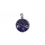 Lapis Lazuli WISIOREK drzewo życia metal - sukces w pracy, pogoda ducha, ochrona, wzmocnienie więzi