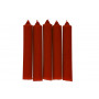 Czerwona świeca KOMPLET 5 świec 10x1,8cm - miłość, namiętność, pewność siebie, ochrona i kreatywność