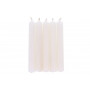 Biała świeca KOMPLET 5 świec 9x1,2cm - równoważenie aury, ochrona, uzdrowienie
