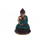 Budda medytujący figurka z mosiądzu