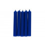Niebieska świeca KOMPLET 5 świec 9x1,2cm - pozbycie się nałogów, wierność, harmonia w domu