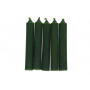 Zielona świeca KOMPLET 5 świec 10x1,8cm - uzdrowienie, spokój, pieniądze, płodność