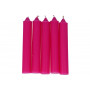 Różowa świeca KOMPLET 5 świec 10x1,8cm - miłość, przyjaźń, leczenie traum