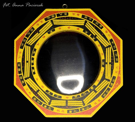 Lustro Bagua wypukłe śr. 12,5 cm Feng Shui